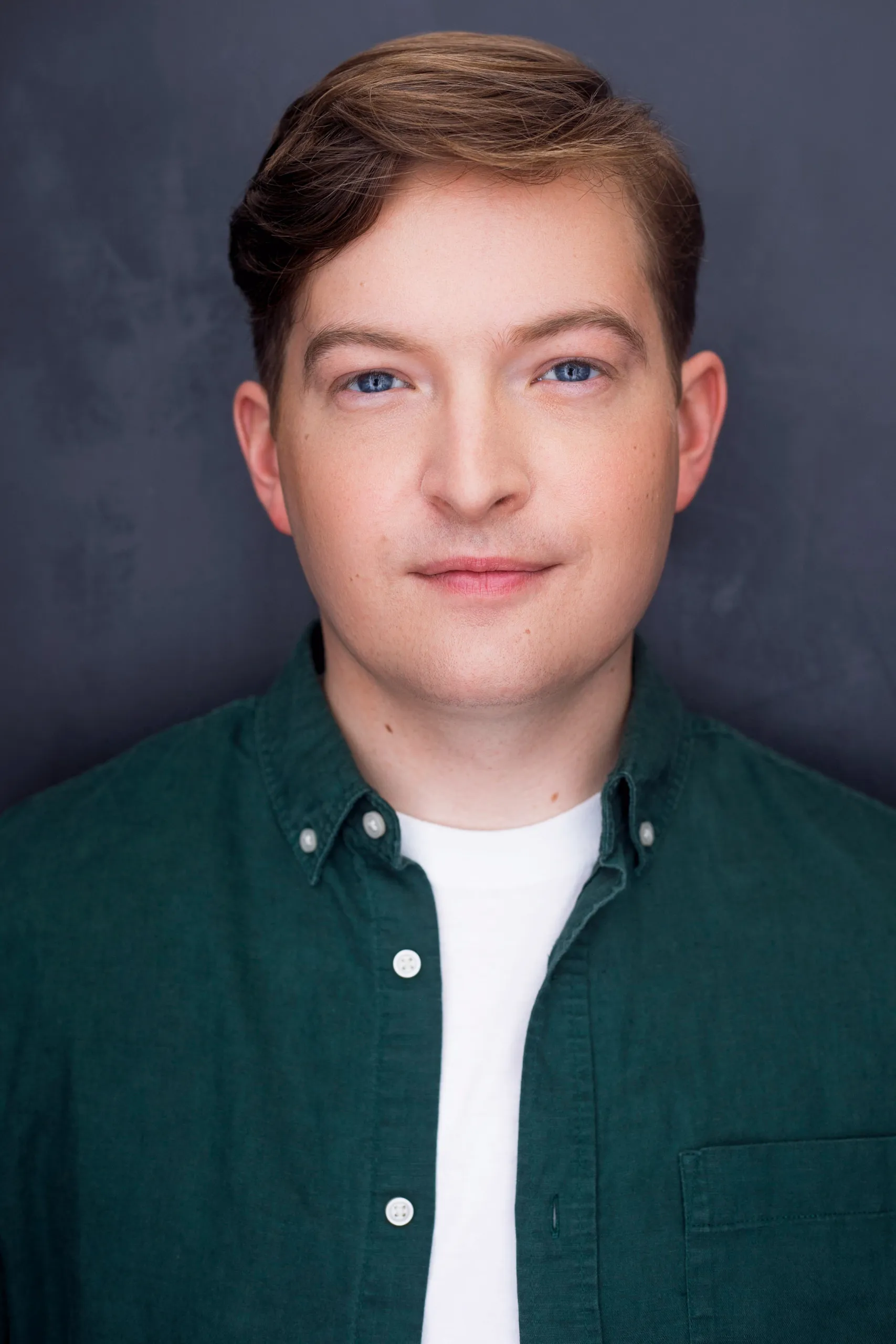 Headshot of Patrick Dinnsen, Merrimack Rep debut actor from Indiana