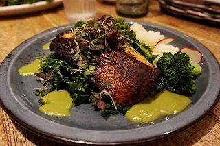 I went with the Miso Cod.