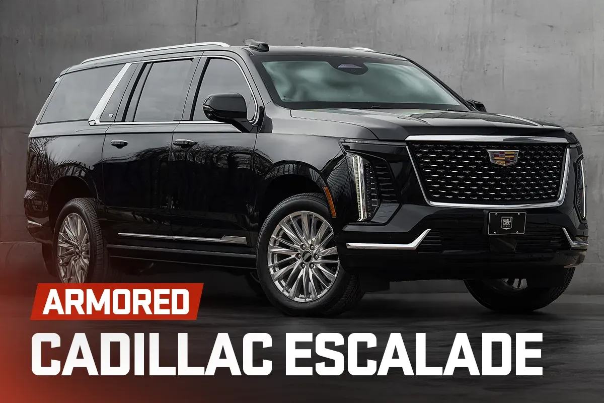 INKAS Armored Cadillac Escalade ESV exterior view