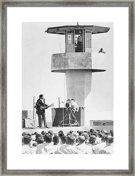 Johnny Cash at Folsom Prison concert