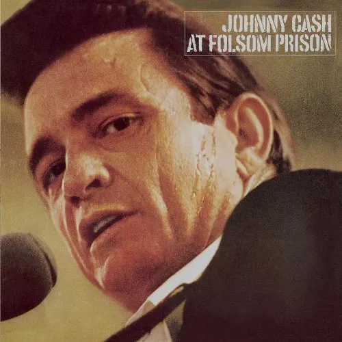 Johnny Cash performs for inmates at Folsom Prison in 1968.