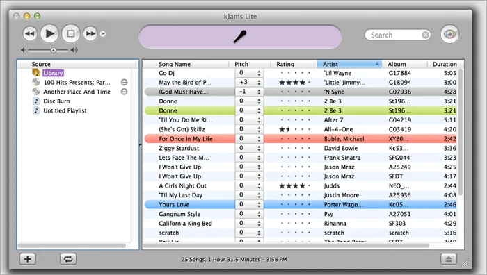 KJams Interface
