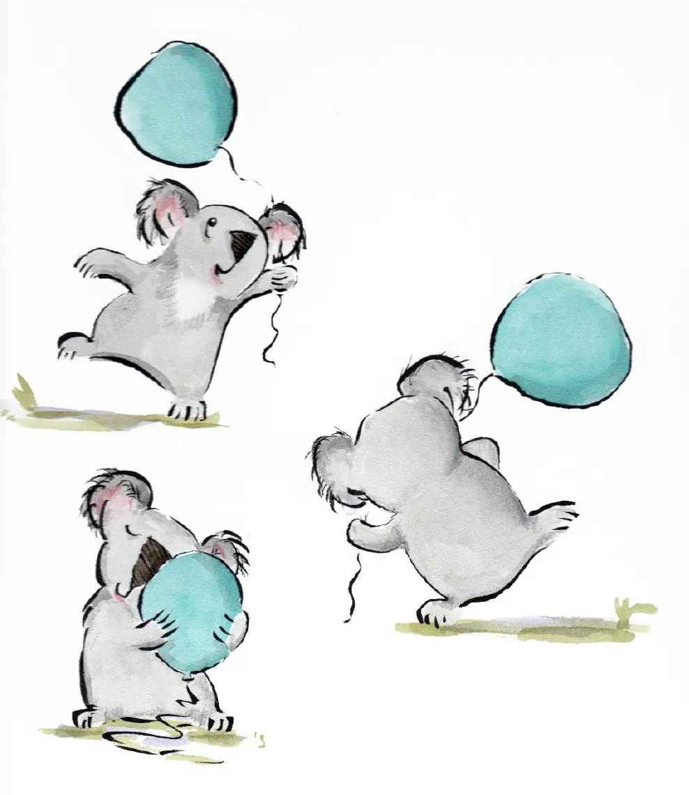 Koala illustration 1 by Monica Carnesi