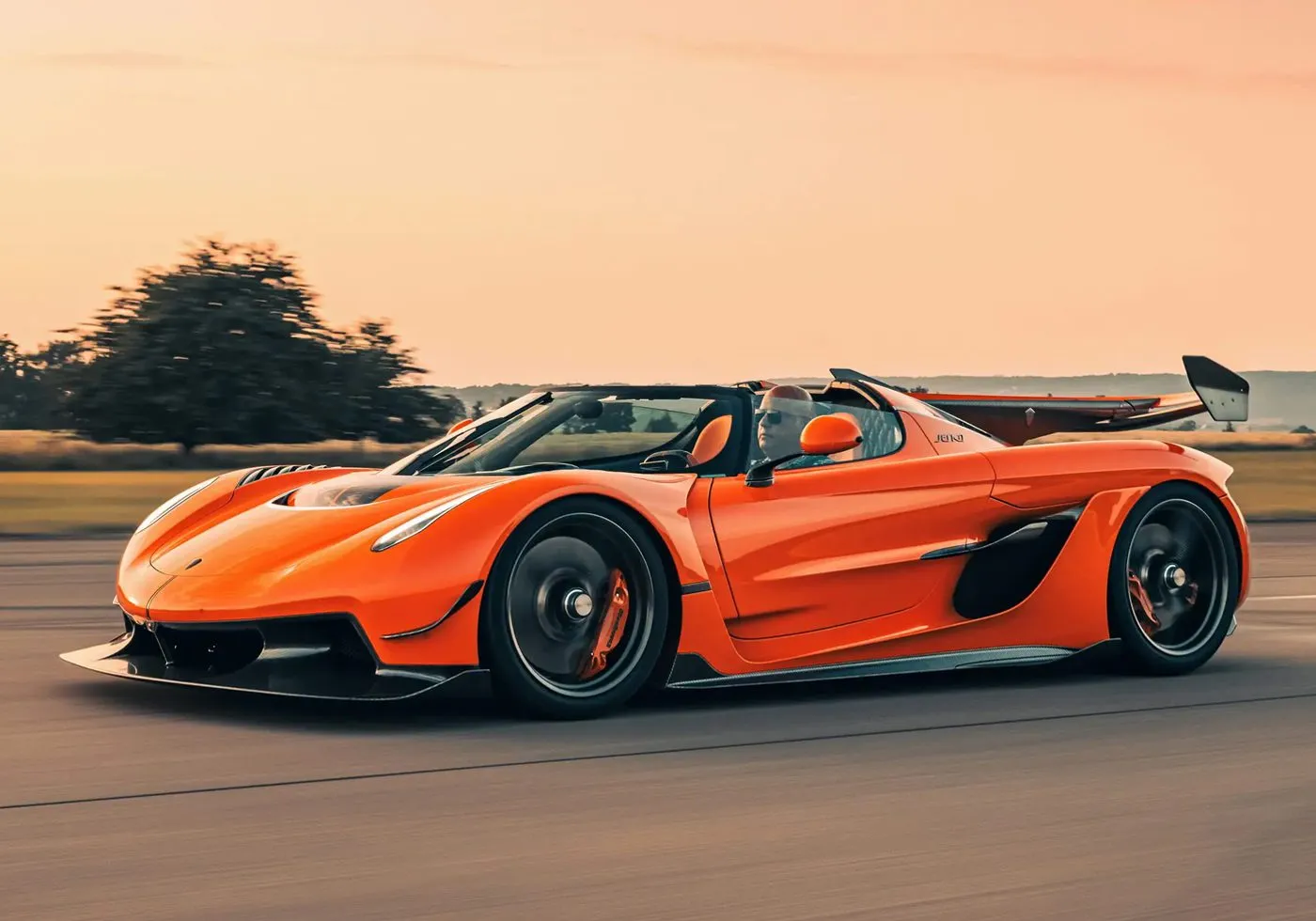 Koenigsegg Jesko hypercar with unique dihedral synchro-helix doors