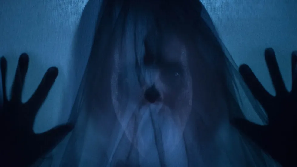 Leanne Best in a haunting scene from The Woman in Black: Angel of Death