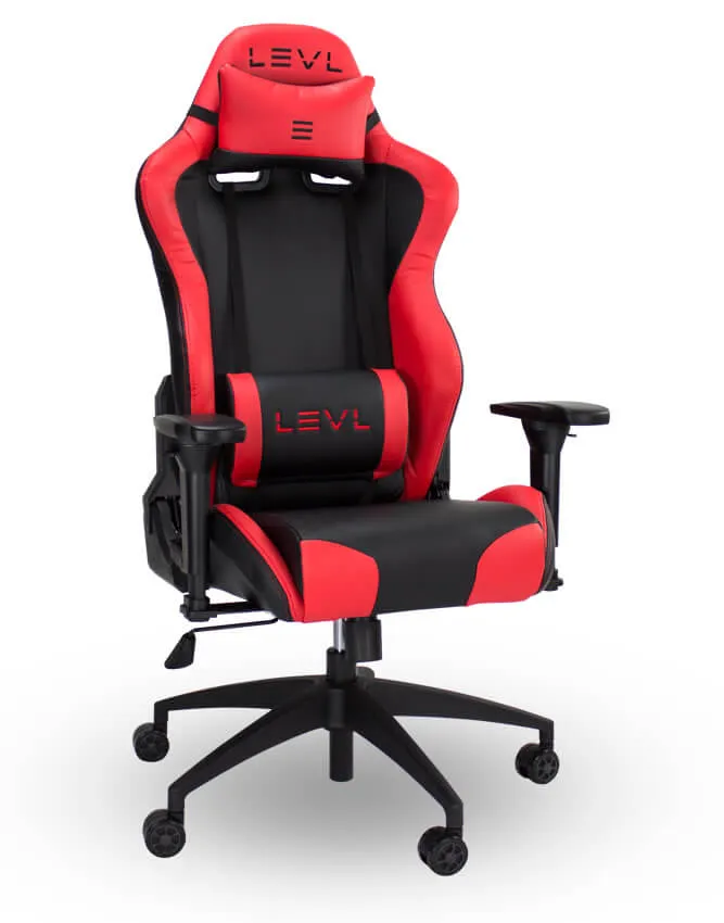 Levl Alpha Gaming Chair in classic red