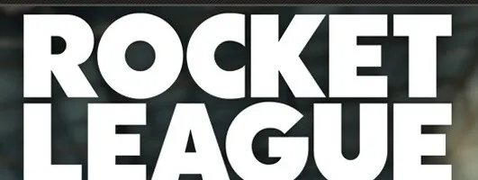 Logo for Rocket League game, featuring a stylized car and ball