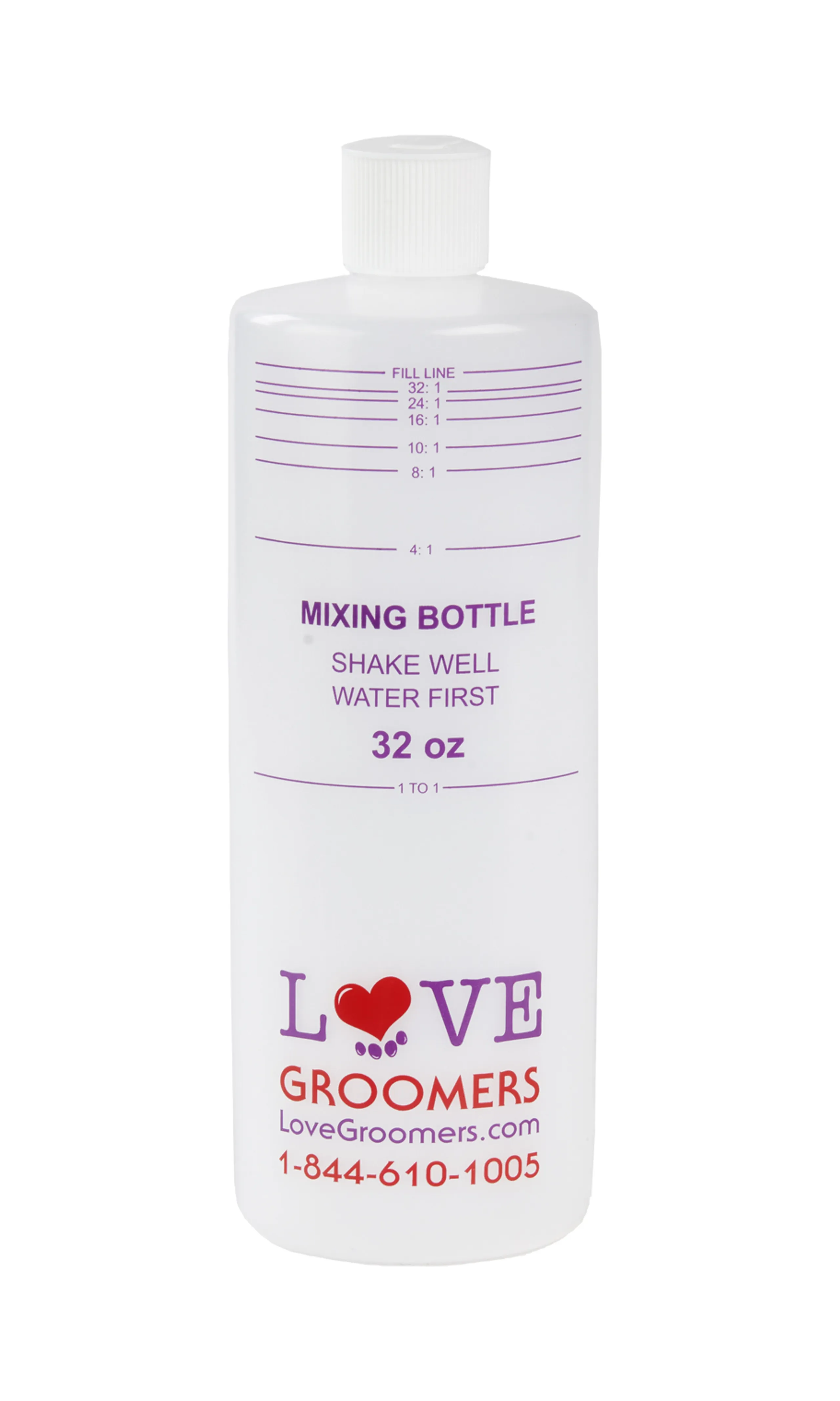 Love Groomers Dilution Bottle Zoomable Image