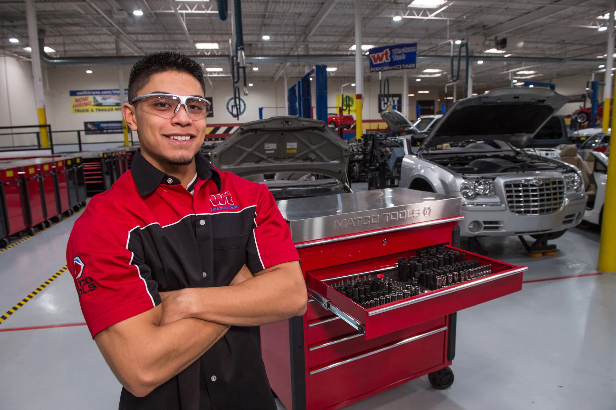 Matco Tools toolbox, symbolizing quality equipment for automotive professionals