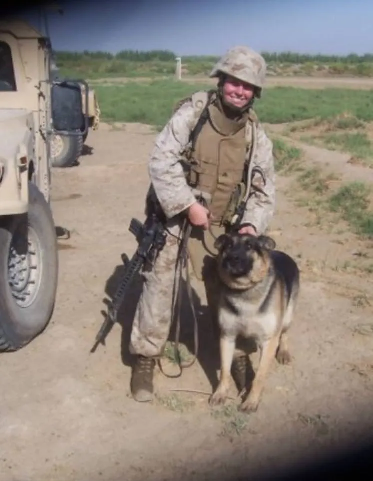 Megan and Rex / Photo Credit: Megan Leavey