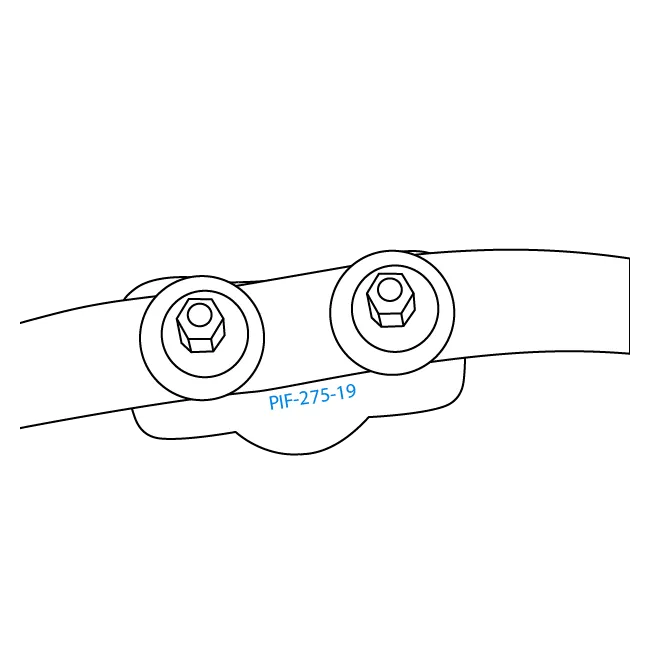 Model number underneath the strap