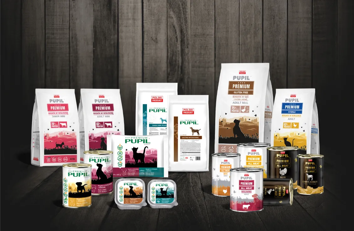 Modern pet food facility expanding production capabilities in Poland.