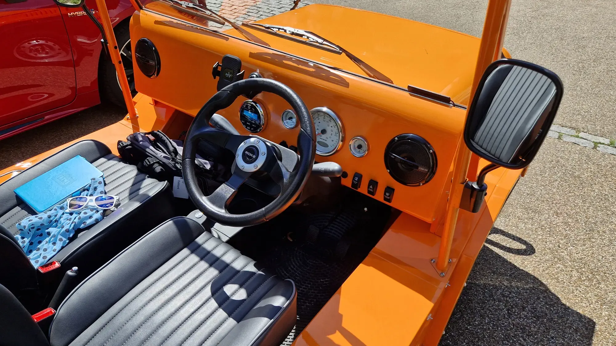 Moke Electric review, dashboard