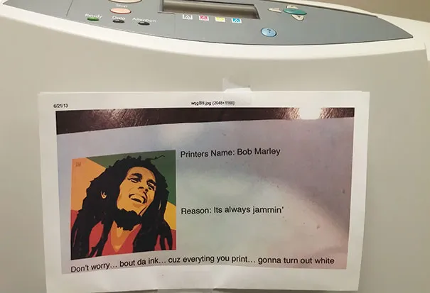 Note found at work addressing a common office annoyance
