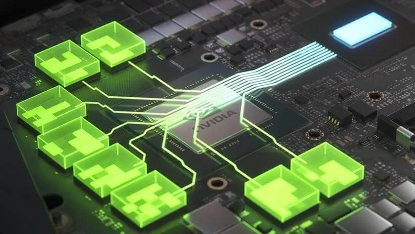 NVIDIA GeForce RTX 3090 Ti graphics card with glowing fans