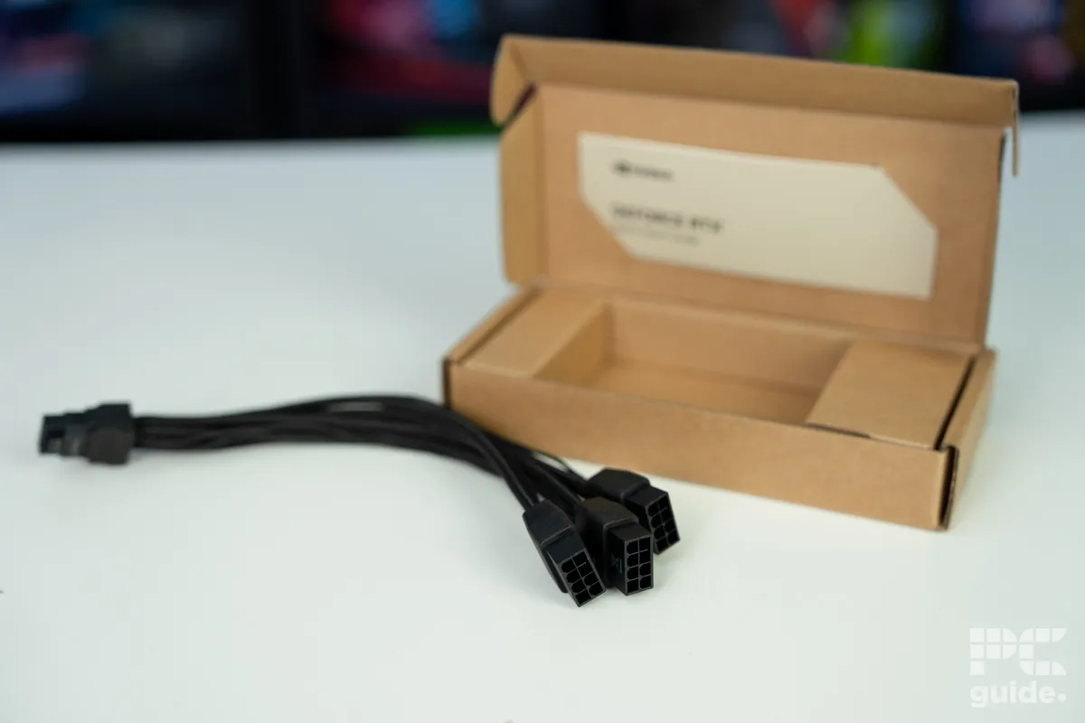 Nvidia RTX 5080 FE power adapter, Image by PCGuide