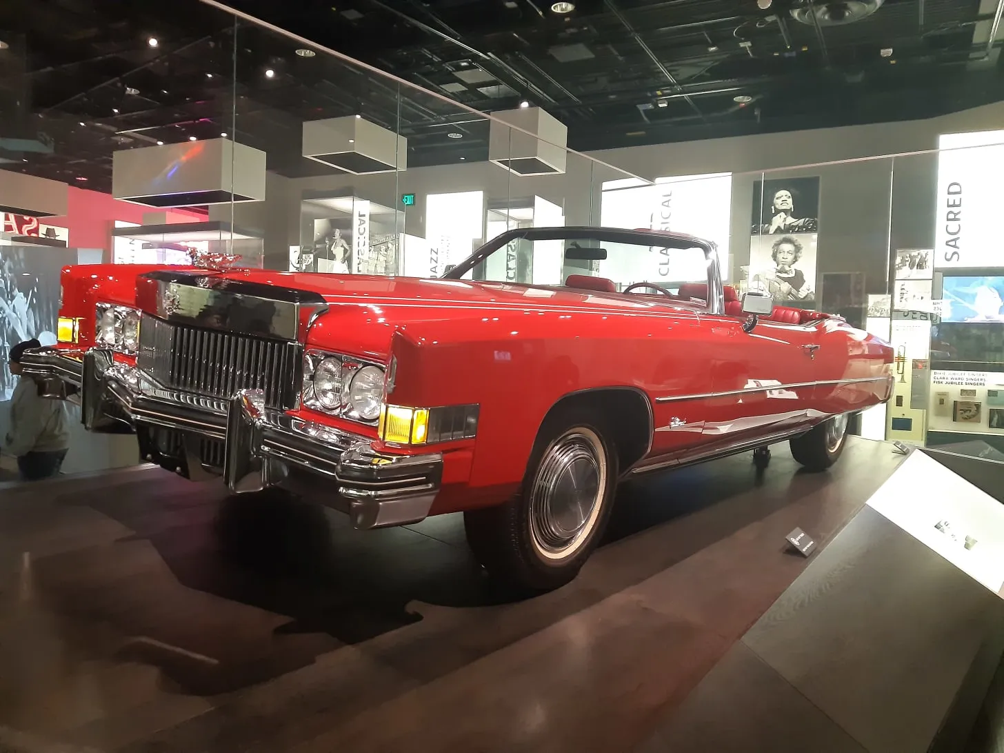 One of Chuck Berry's prized Cadillacs displayed at the National Museum of African-American History and Culture in Washington D.C.