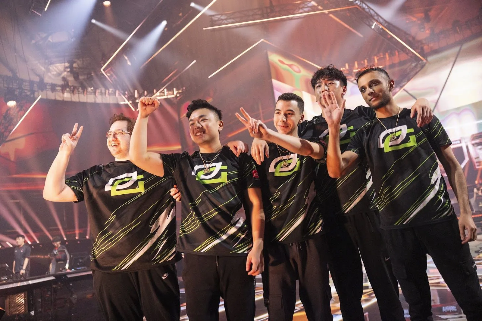 OpTic Gaming competing in a Call of Duty tournament
