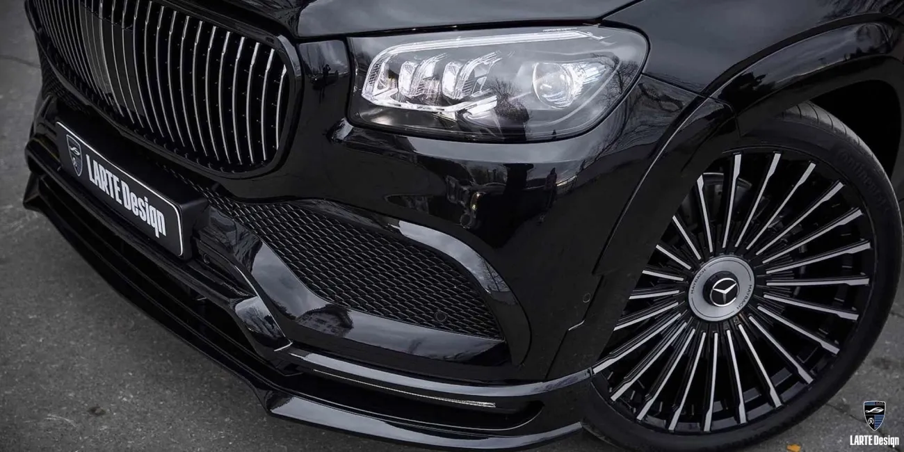 Order custom tuning for Mercedes-Maybach GLS 600 4MATIC Х167 M 176 Obsidian Black metallic