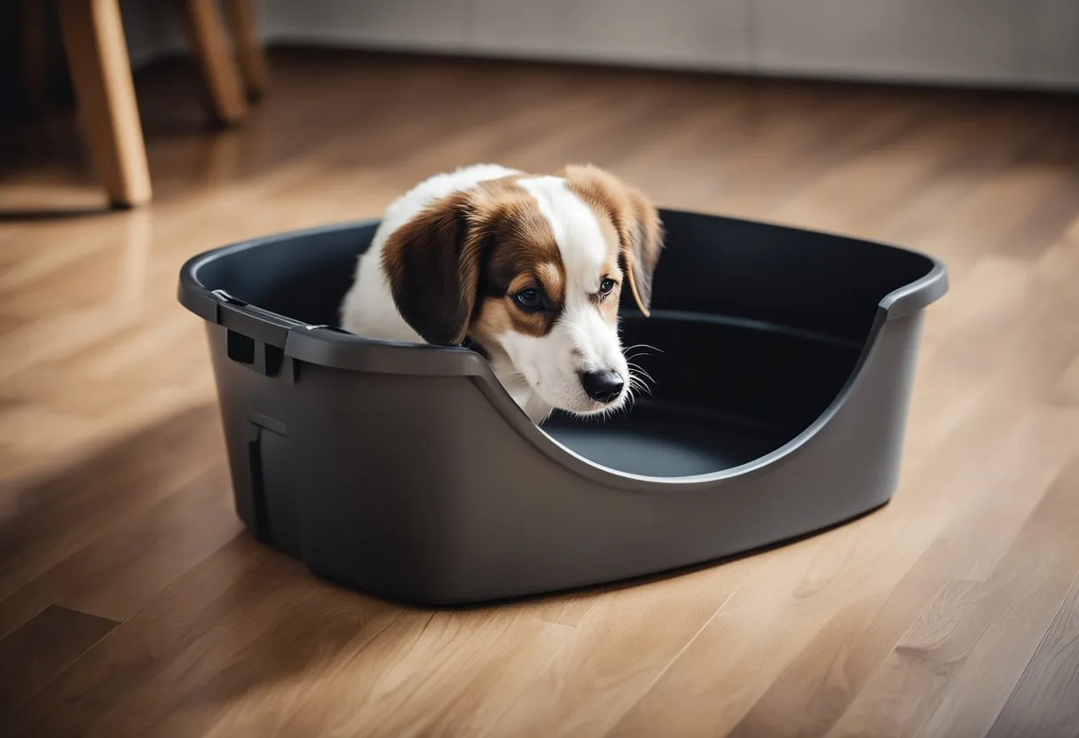 Paper pellets are often recommended because they are more absorbent and less messy.