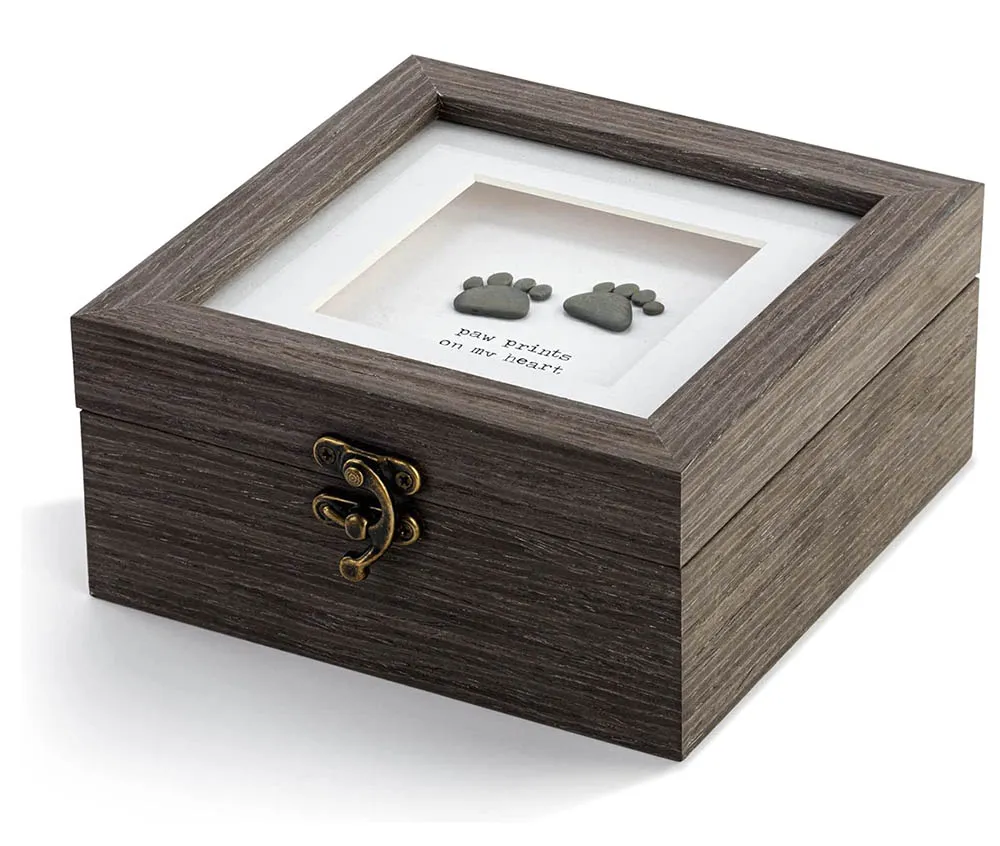 Paw Print keepsake box