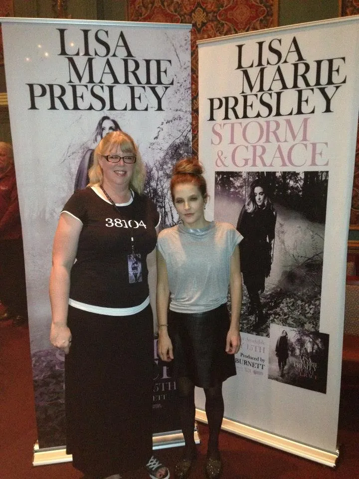 Photo with Lisa Marie Presley from 2013 Sellersville show