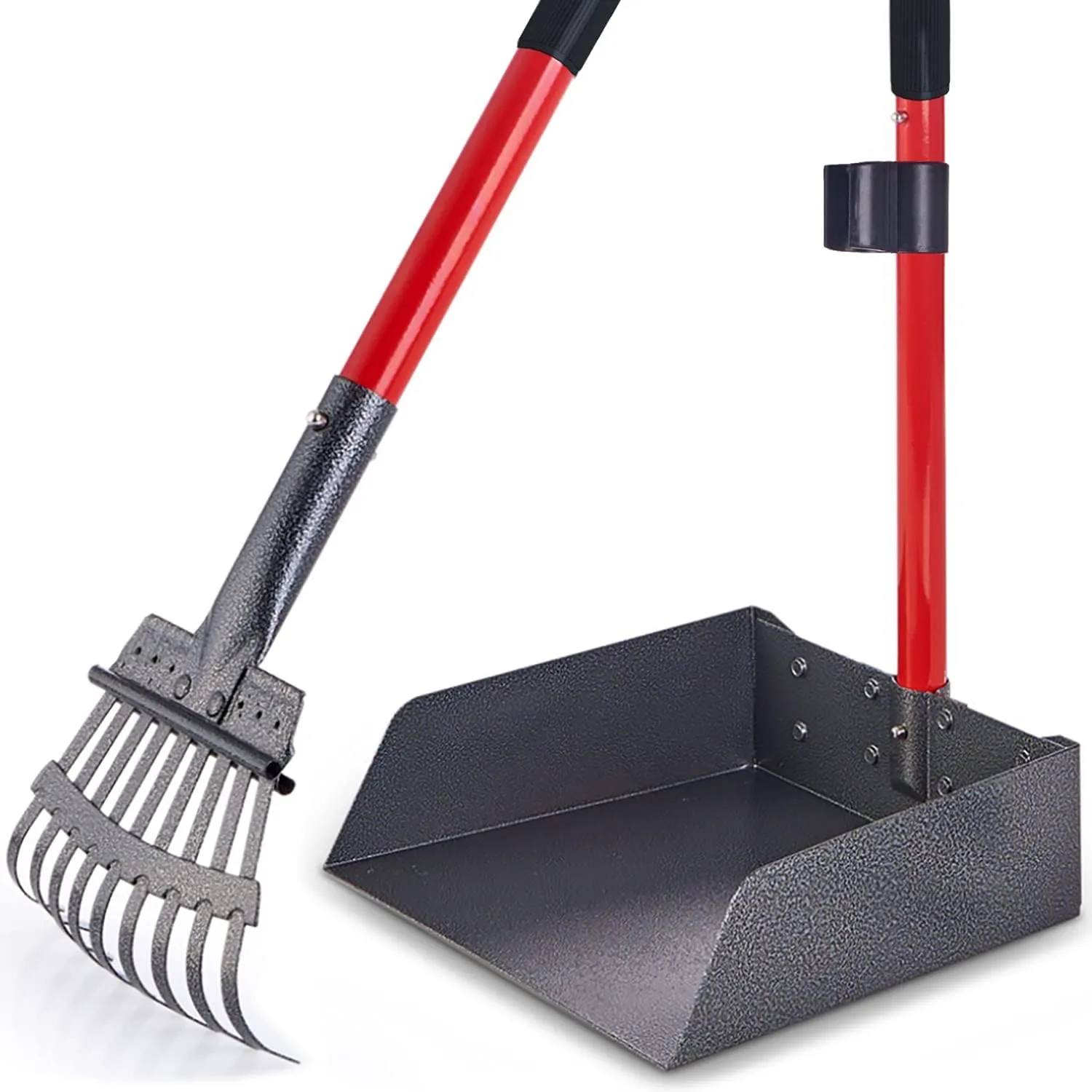 Pooper scooper for dog potty area