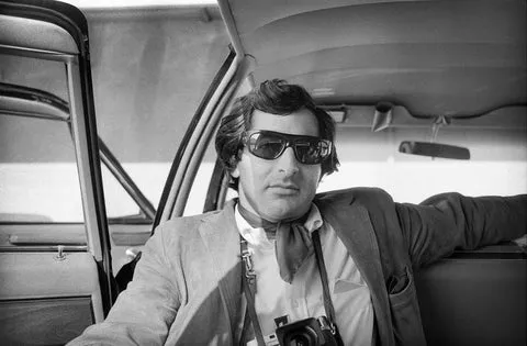 Portrait photograph of Jim Marshall, the renowned rock photographer