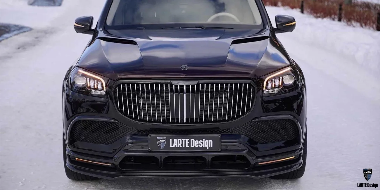 Price carbon fiber Bonnet for Mercedes-Maybach GLS 600 4MATIC Х167 M 176 Obsidian Black metallic