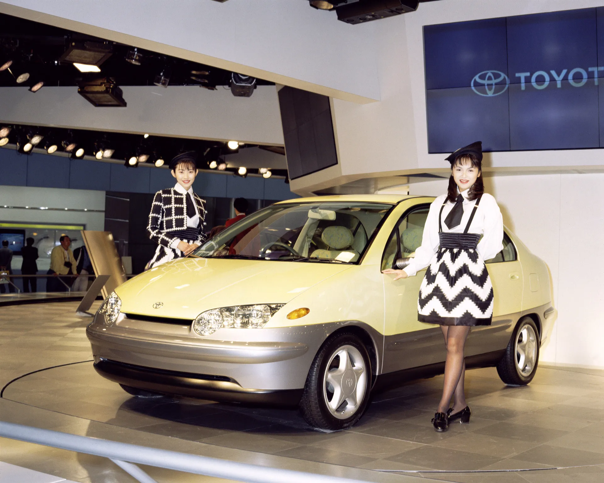 Prius concept car, showcasing early design vision