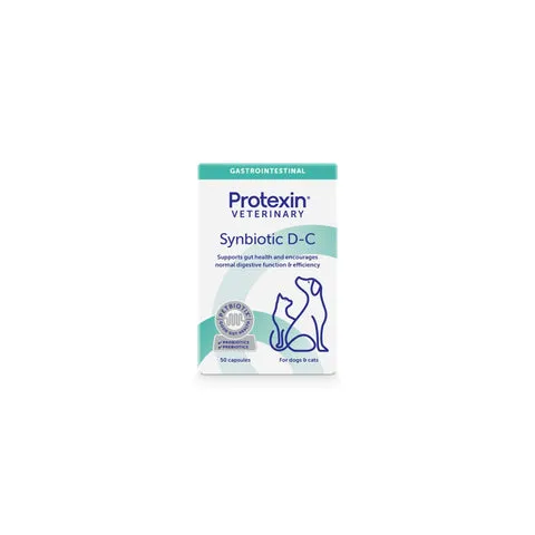 Protexin Synbiotic D-C, a recommended probiotic supplement for dogs