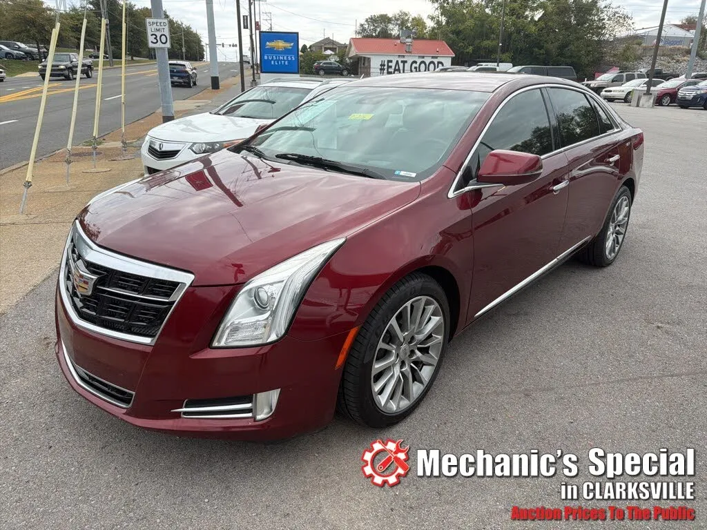 Red 2017 Cadillac XTS Premium Luxury AWD sedan