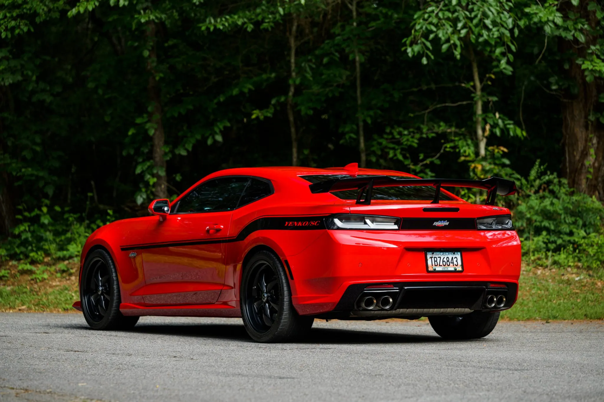 Red Hot 2018 Yenko Camaro Exterior Front
