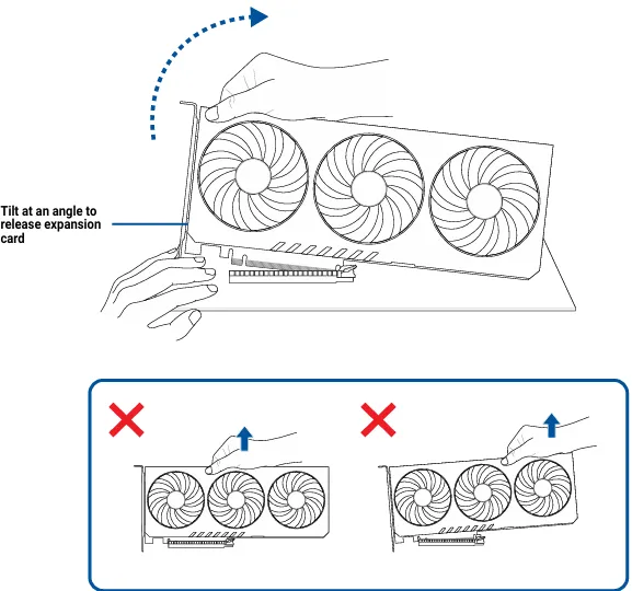 Removing a graphics card