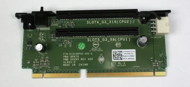 Riser card with power socket