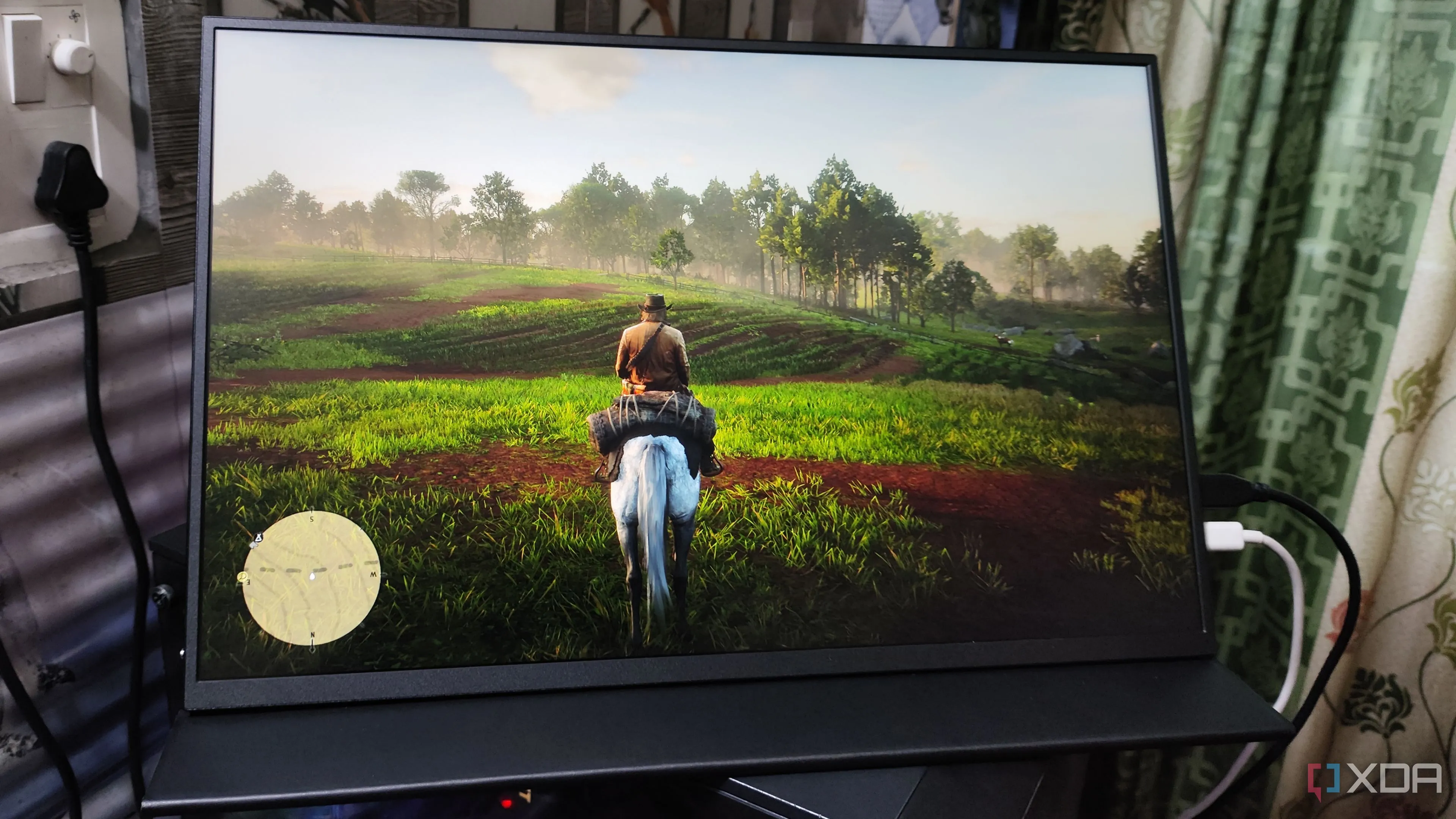 Running Red Dead Redemption 2 on a Uperfect UGame K118 gaming monitor