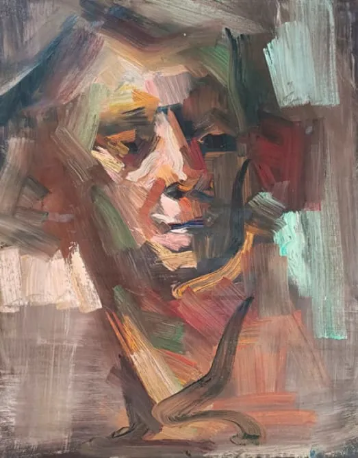Self-Portrait (1969) by **Norman Raeben**