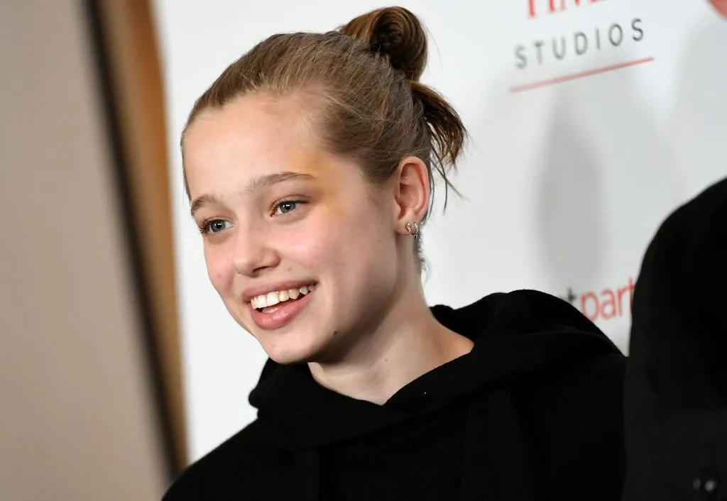Shiloh Jolie-Pitt embracing her casual style during an outing
