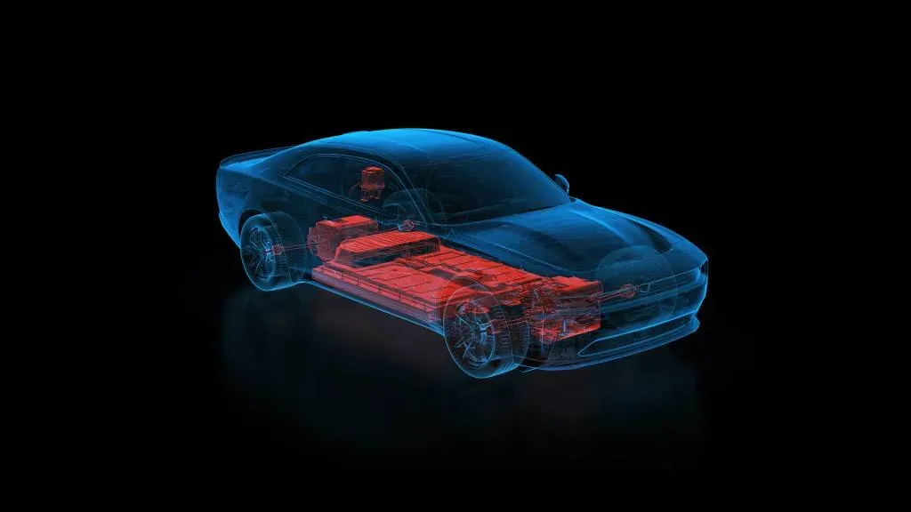 Side profile of the 2024 Dodge Charger Daytona