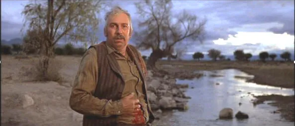 Slim Pickens' poignant death scene from Pat Garrett and Billy the Kid, set to Bob Dylan's Knockin' on Heaven's Door.