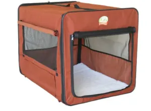 Soft-sided travel crate