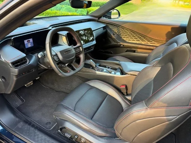 Spacious and well-appointed interior of the 2024 Dodge Charger Daytona R/T Plus
