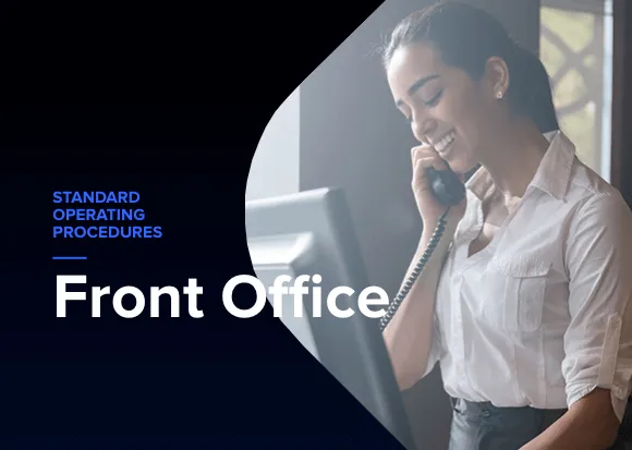Specific details of front office procedures and software interaction for seamless operations