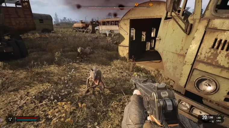 STALKER 2 aiming at mutated rats