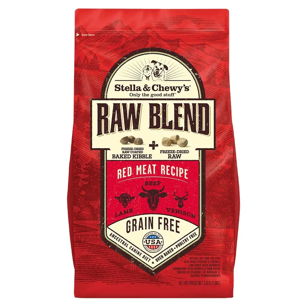 Stella and Chewy’s Raw Blend Red Meat Recipe ingredients