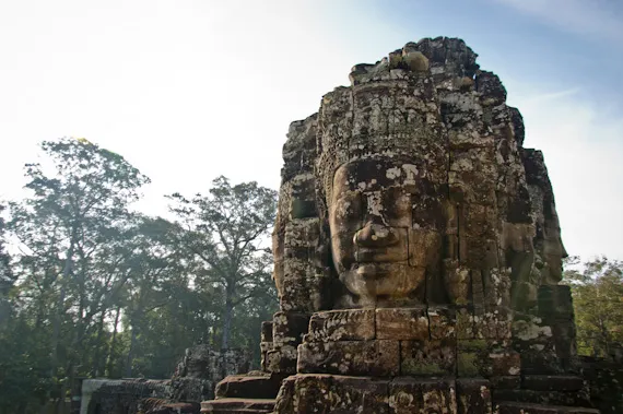 Stone faces of Lokesvara