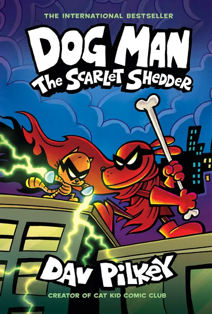 Striking cover of The Scarlet Shedder highlighting intense plot