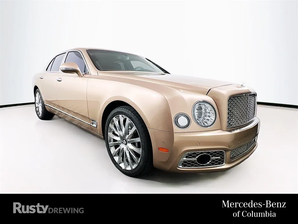 The exterior of a 2020 Bentley Mulsanne