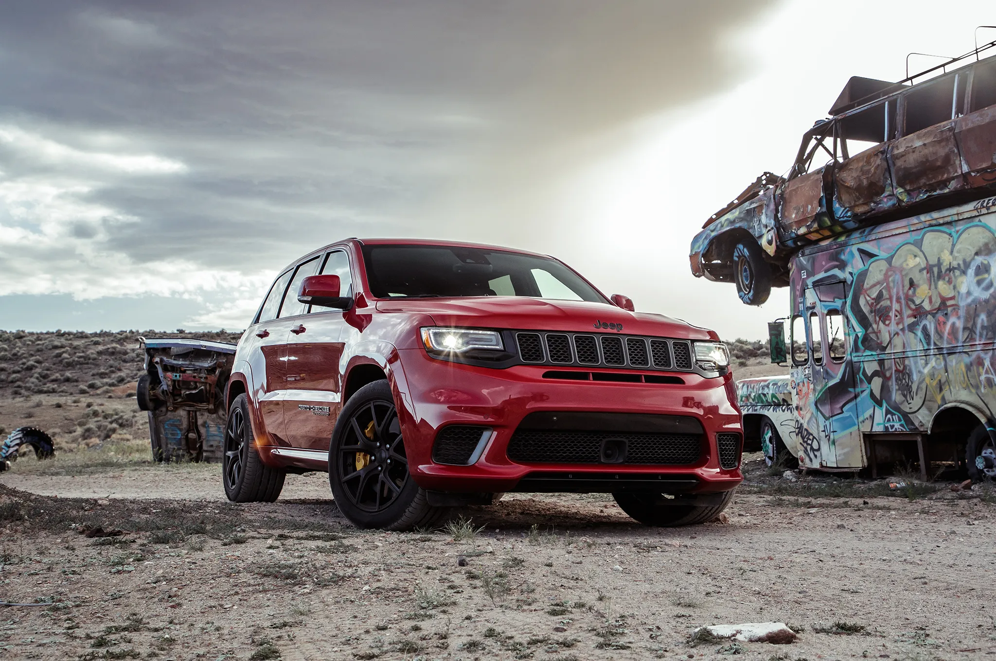 The high-performance 2020 Jeep Grand Cherokee Trackhawk SUV