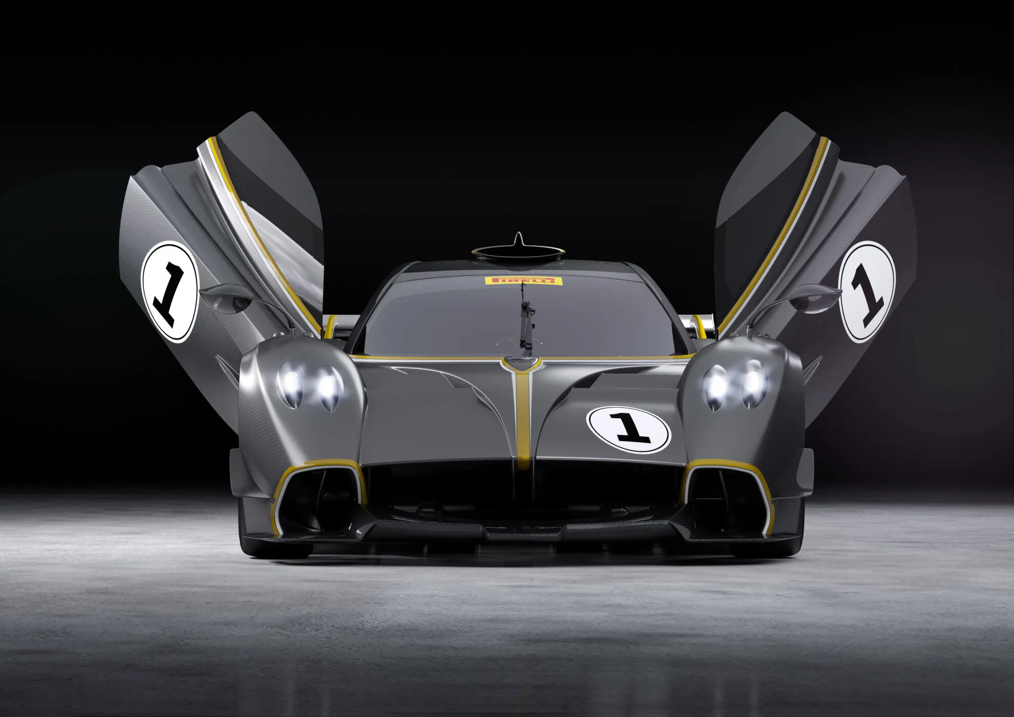 The Huayra R's lightweight and rigid monocoque chassis